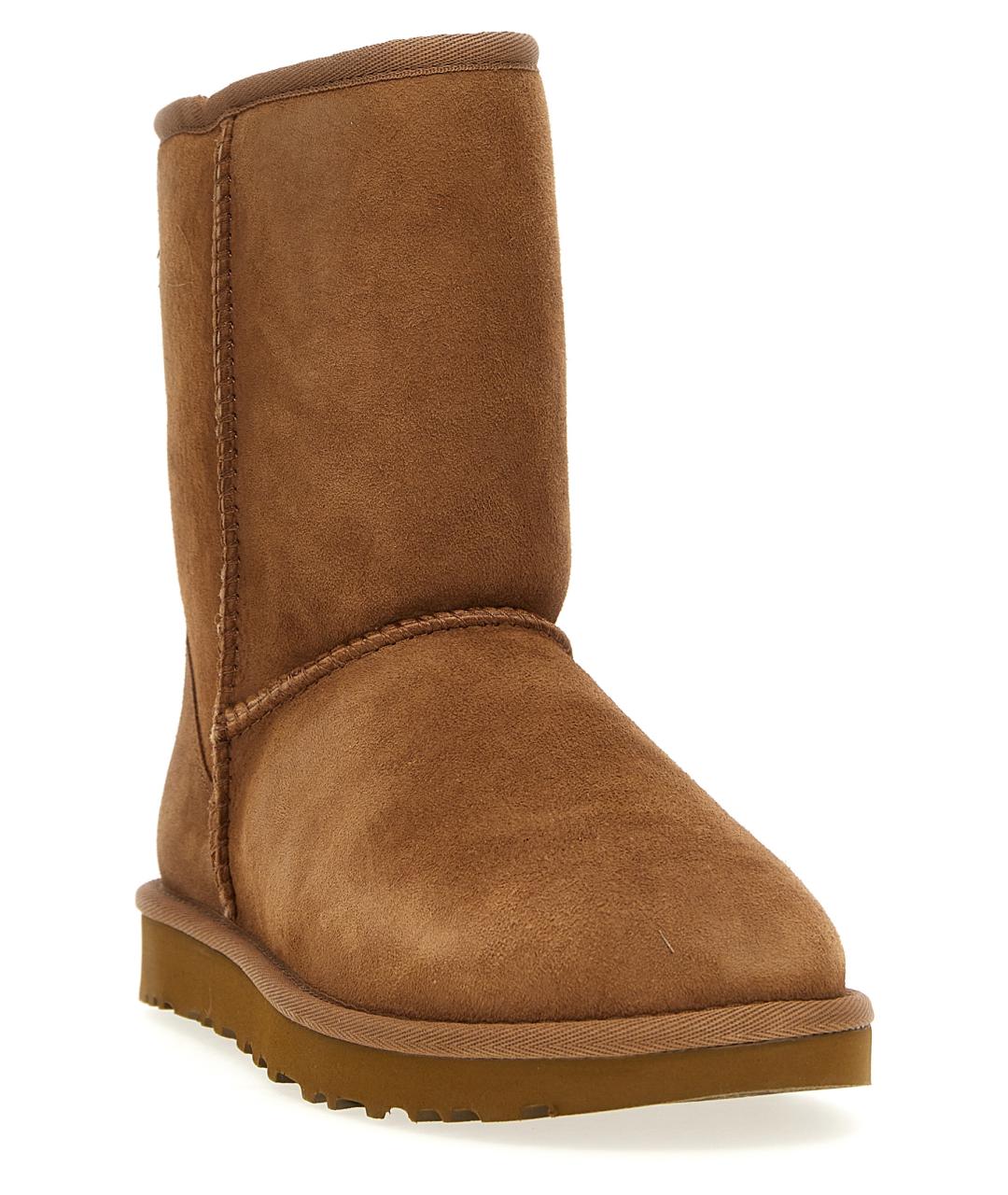 UGG AUSTRALIA Коричневые кожаные ботинки, фото 2