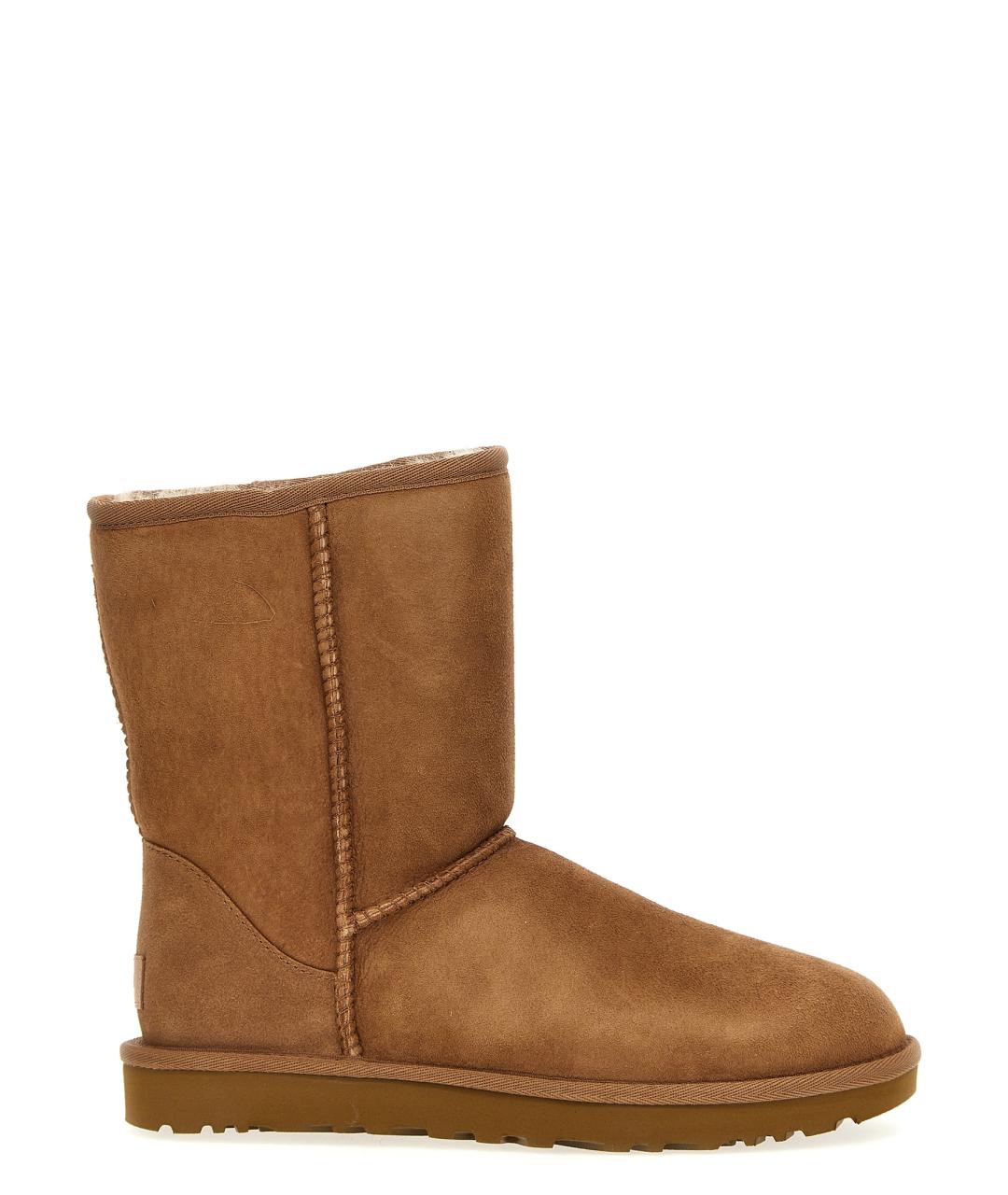 UGG AUSTRALIA Коричневые кожаные ботинки, фото 1