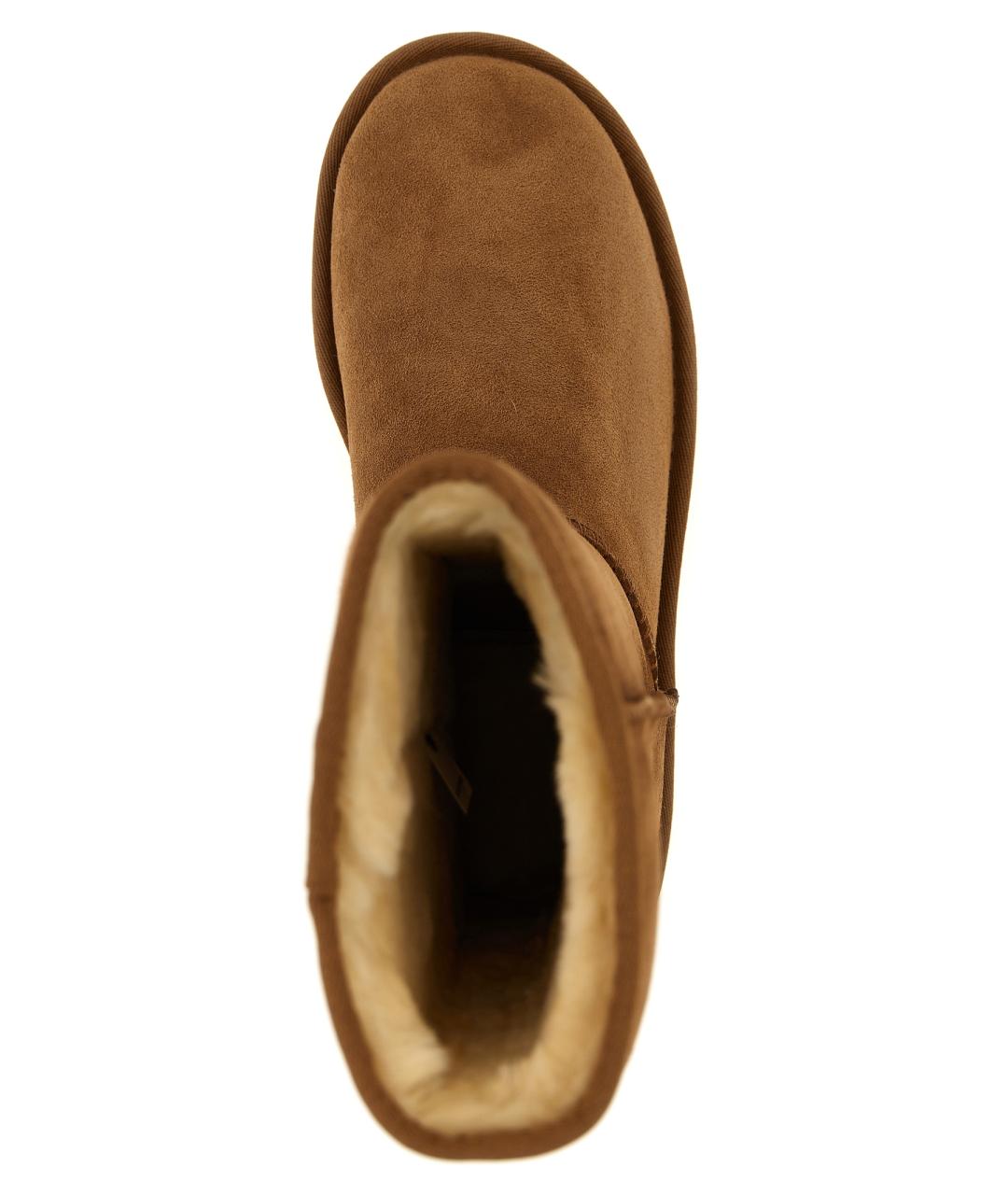 UGG AUSTRALIA Коричневые кожаные ботинки, фото 4