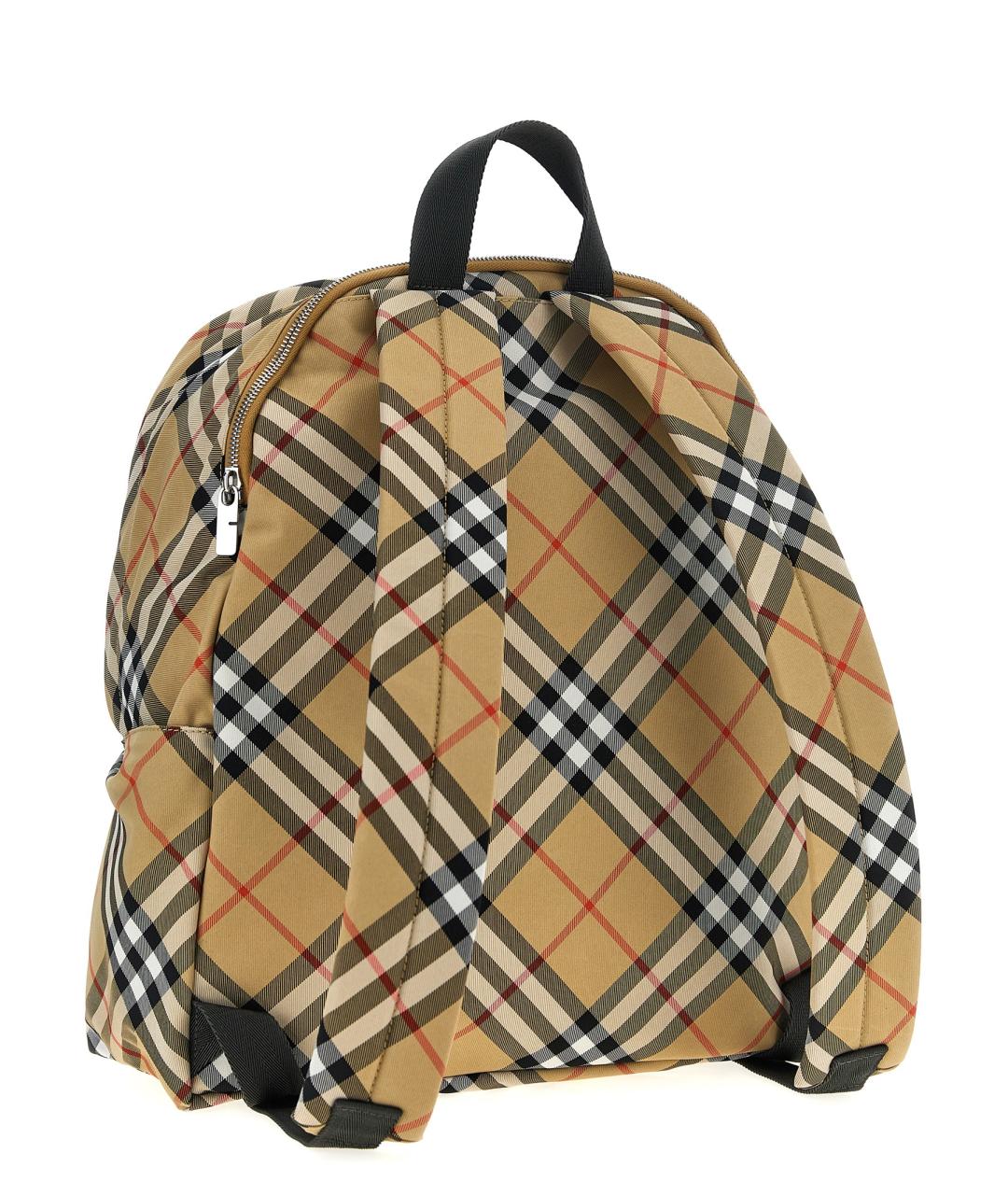 BURBERRY Бежевый синтетический рюкзак, фото 2