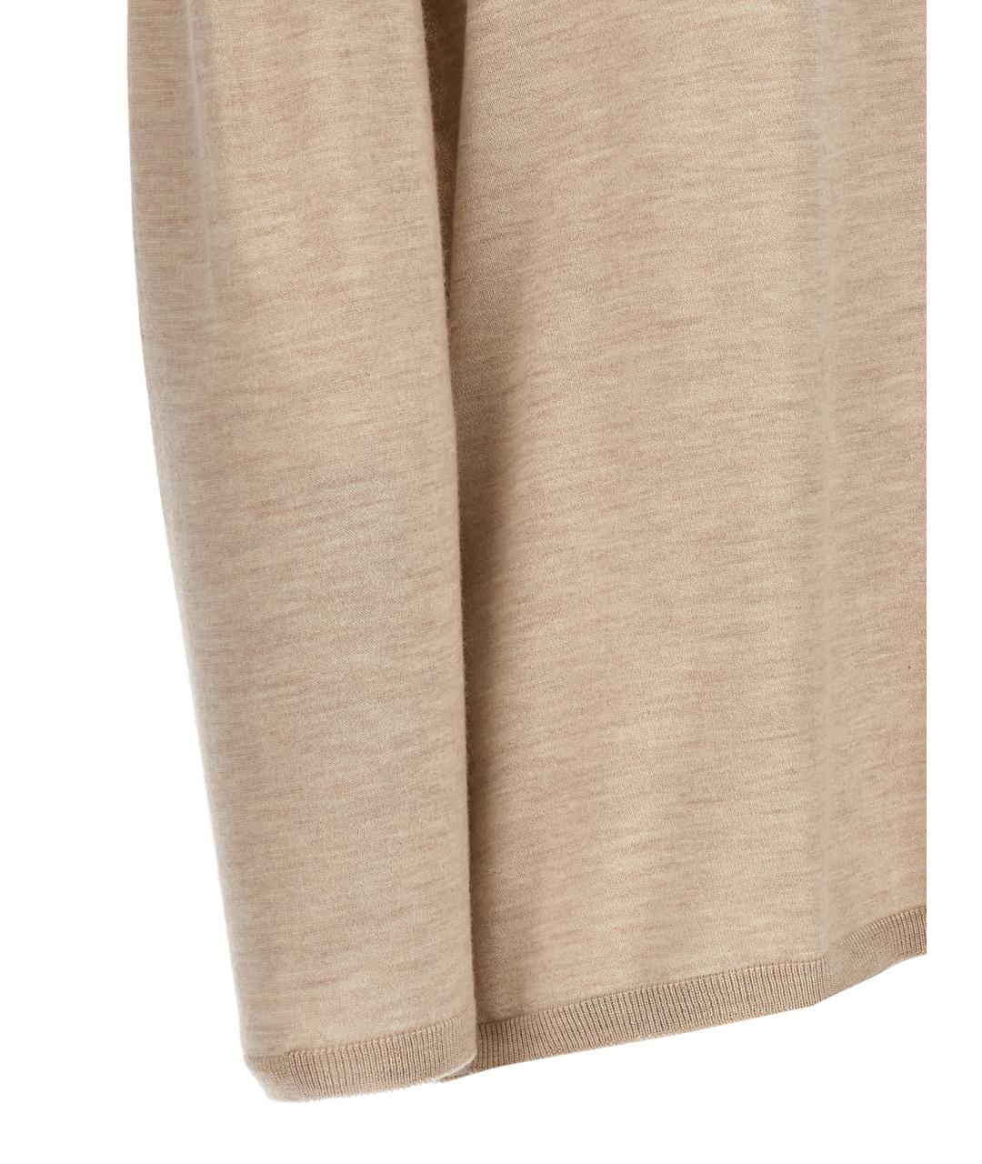 MAX MARA Бежевый кашемировый джемпер / свитер, фото 4