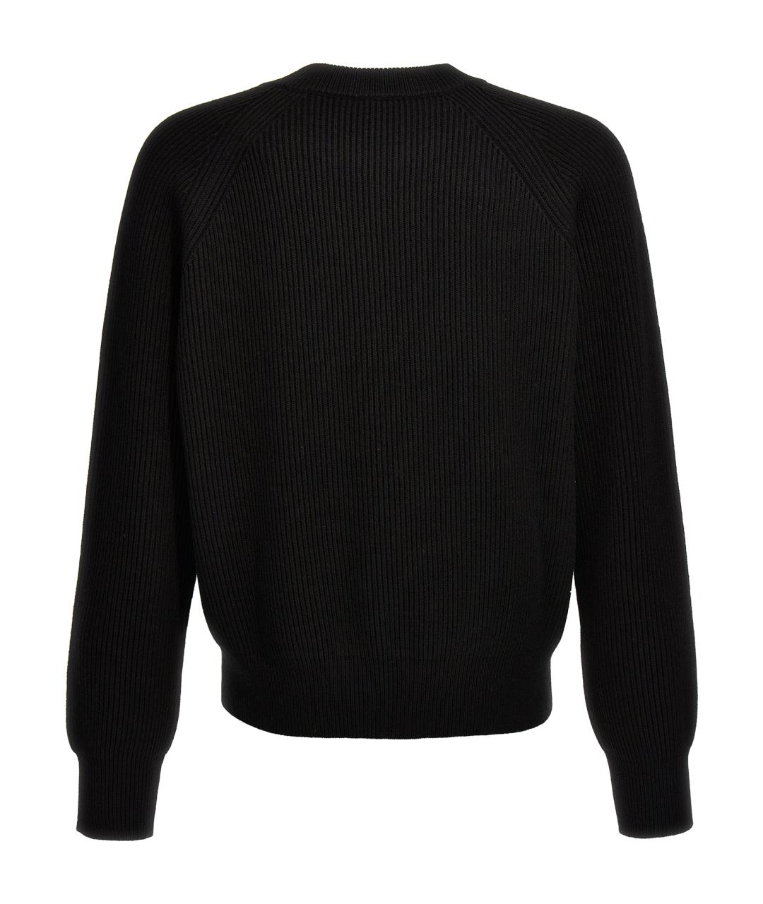 BURBERRY Черный шерстяной джемпер / свитер, фото 3