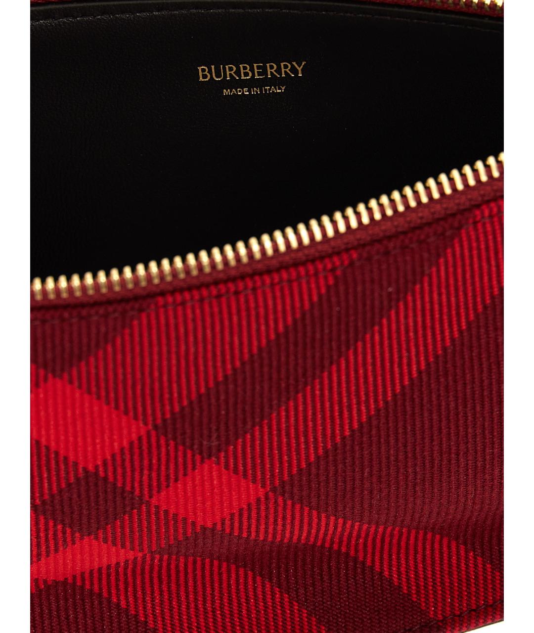 BURBERRY Красная сумка через плечо, фото 4