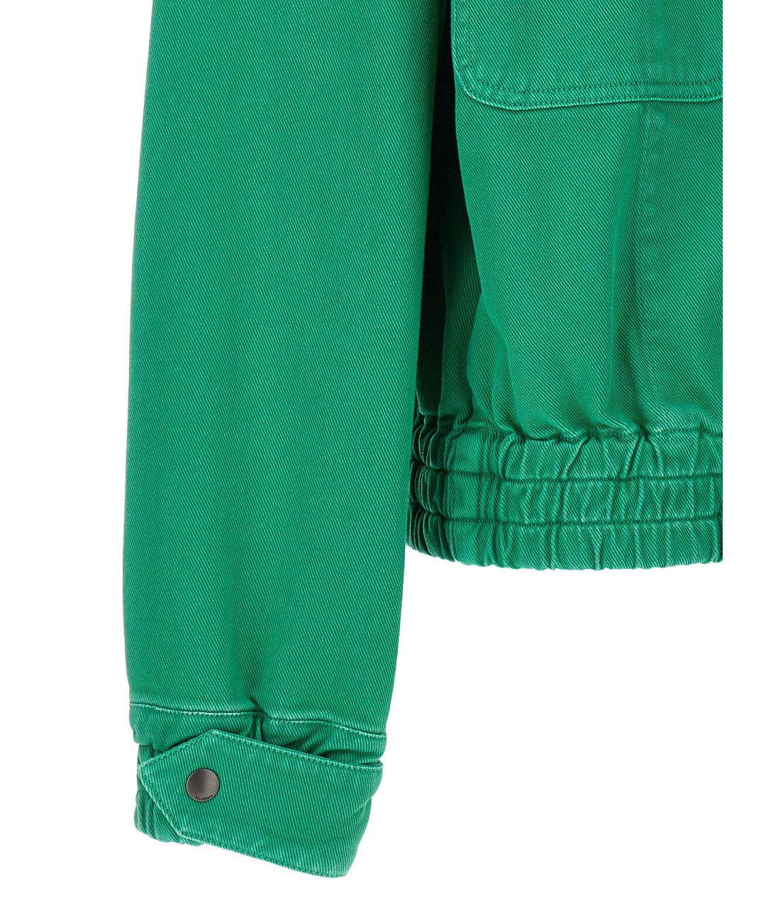 MAX MARA Зеленая хлопковая куртка, фото 4
