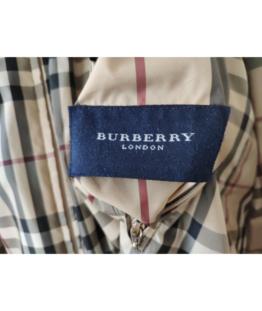 BURBERRY Мульти полиэстеровая куртка, фото 3