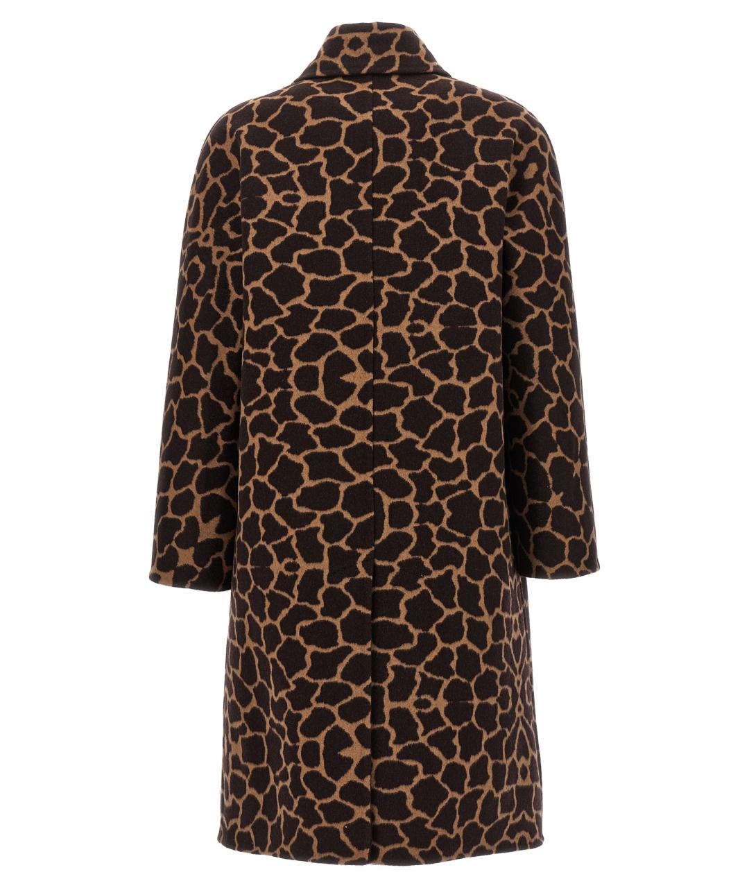 MAX MARA Коричневое шерстяное пальто, фото 2