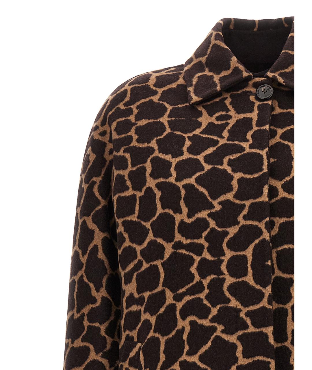 MAX MARA Коричневое шерстяное пальто, фото 3