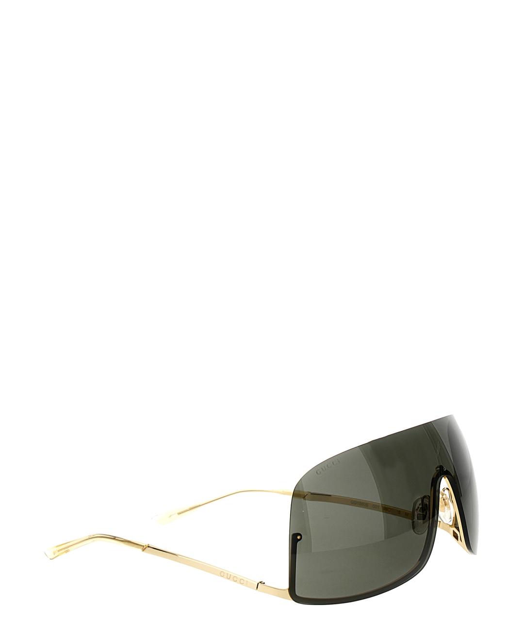 GUCCI Черные металлические солнцезащитные очки, фото 2
