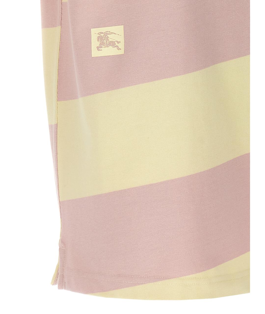 BURBERRY Мульти хлопковая футболка, фото 4