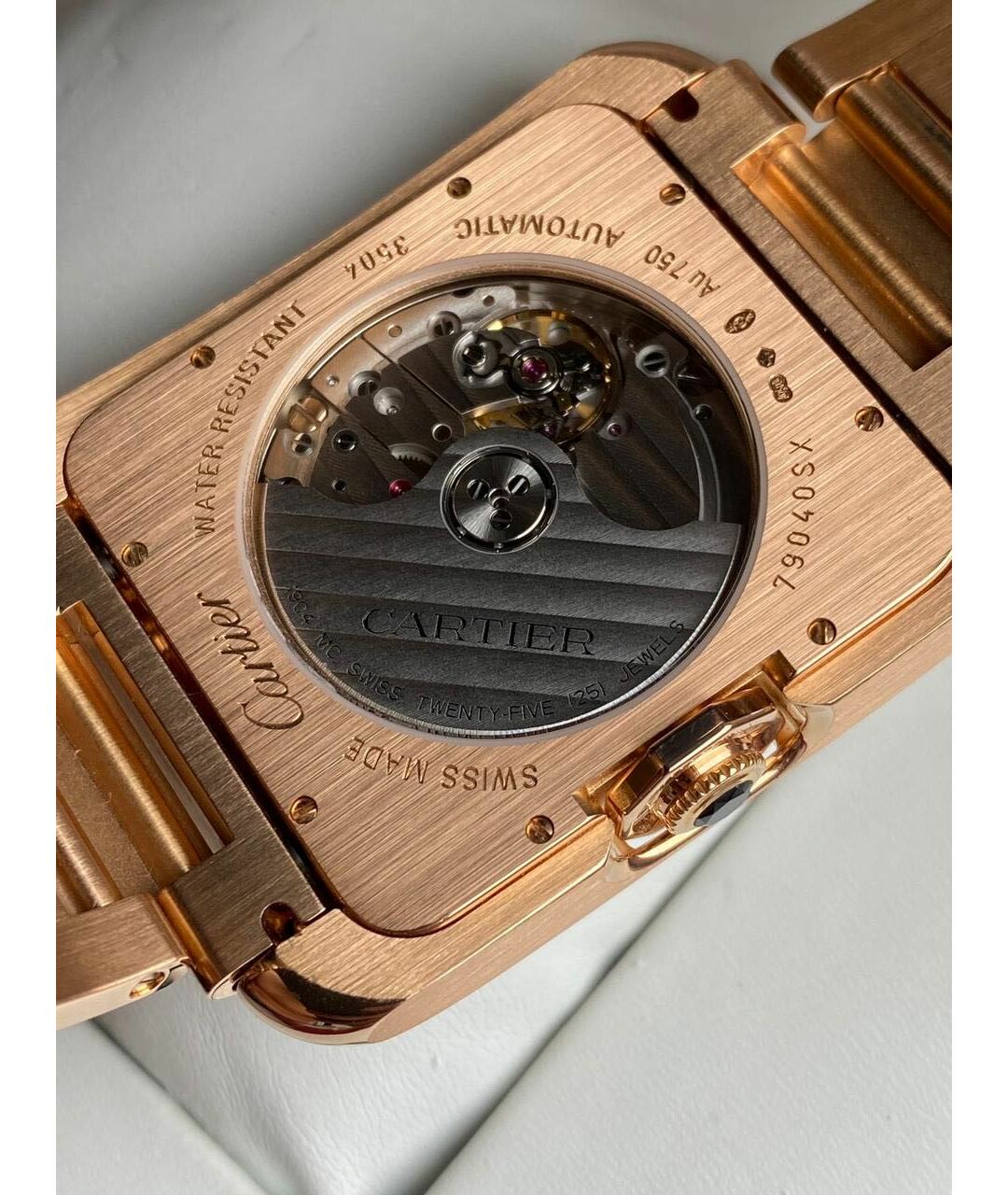 CARTIER Золотые часы, фото 3