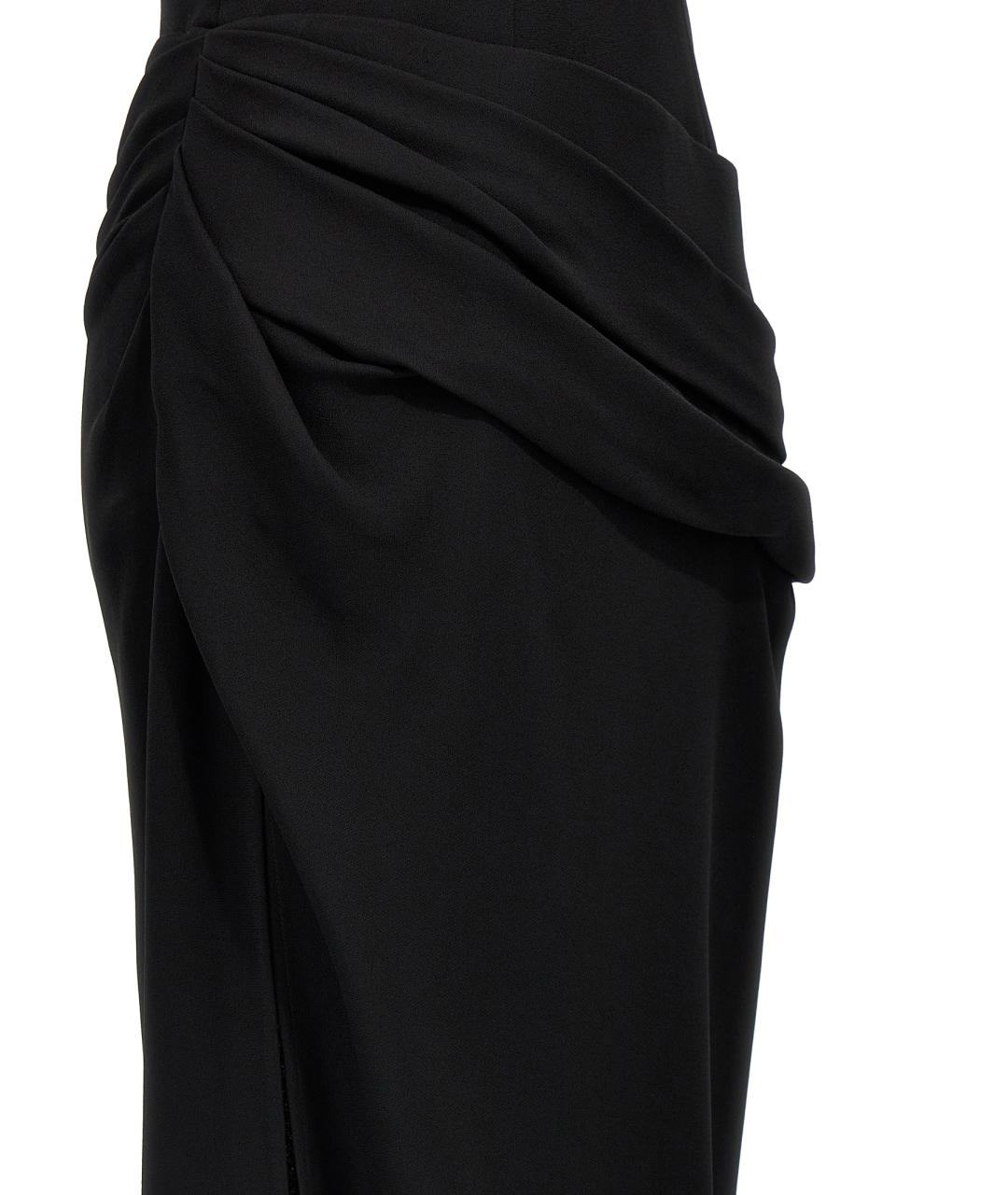 GIVENCHY Черное вискозное вечернее платье, фото 4