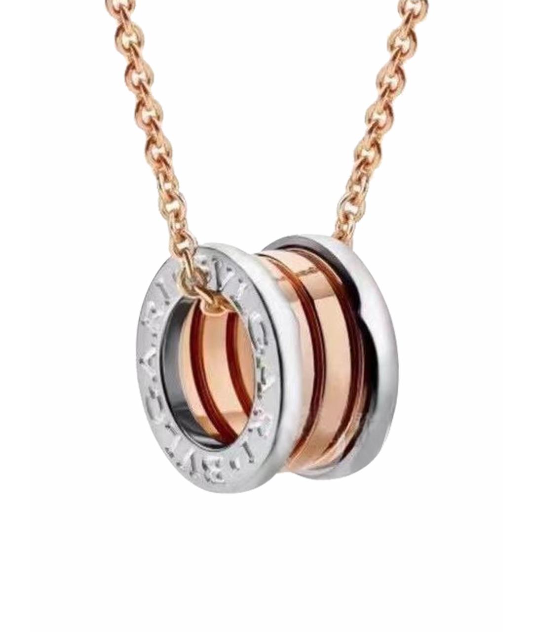 BVLGARI Золотое колье из розового золота, фото 9