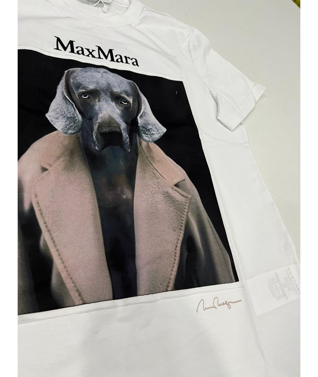 MAX MARA Хлопковая футболка, фото 4