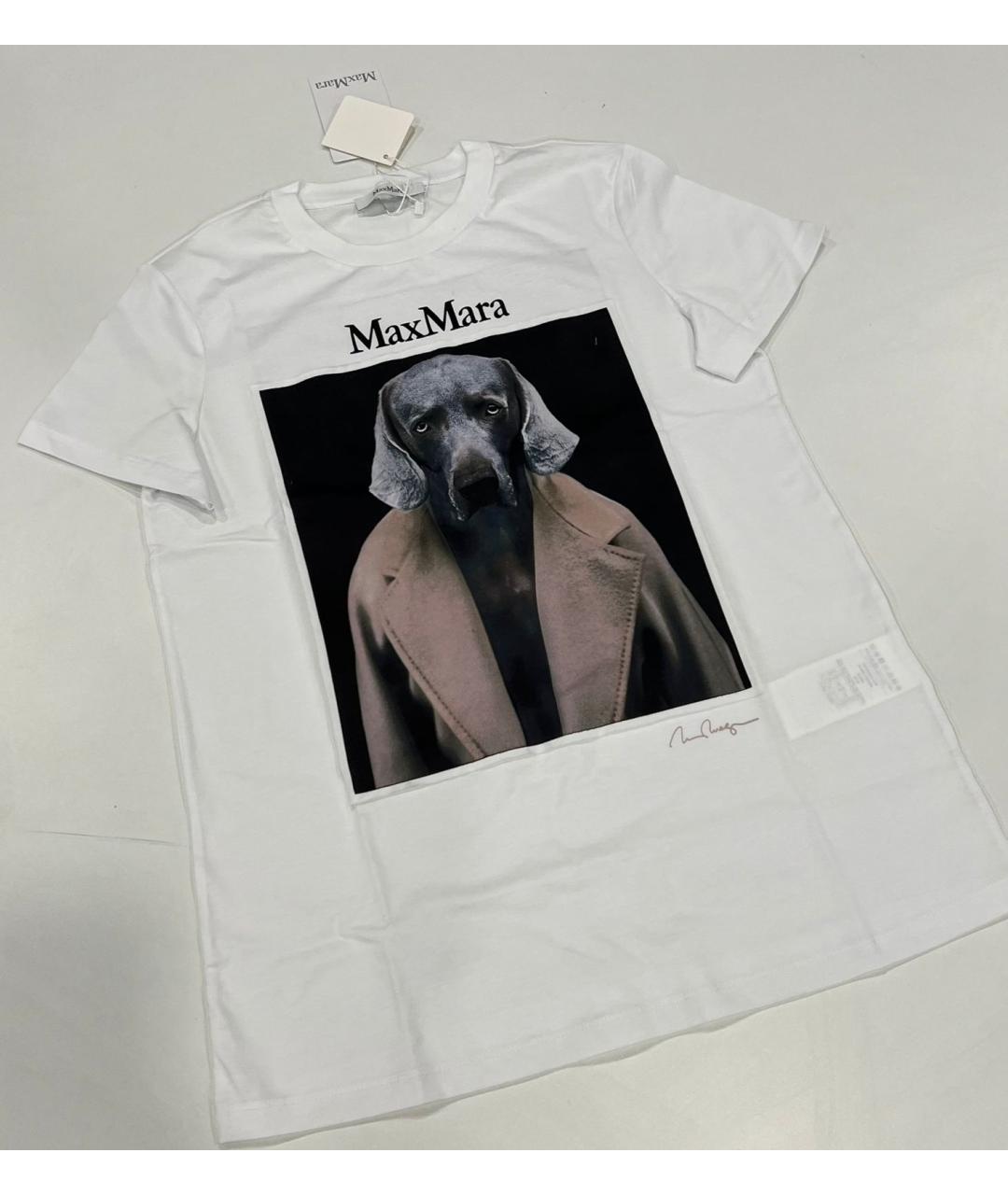 MAX MARA Хлопковая футболка, фото 2