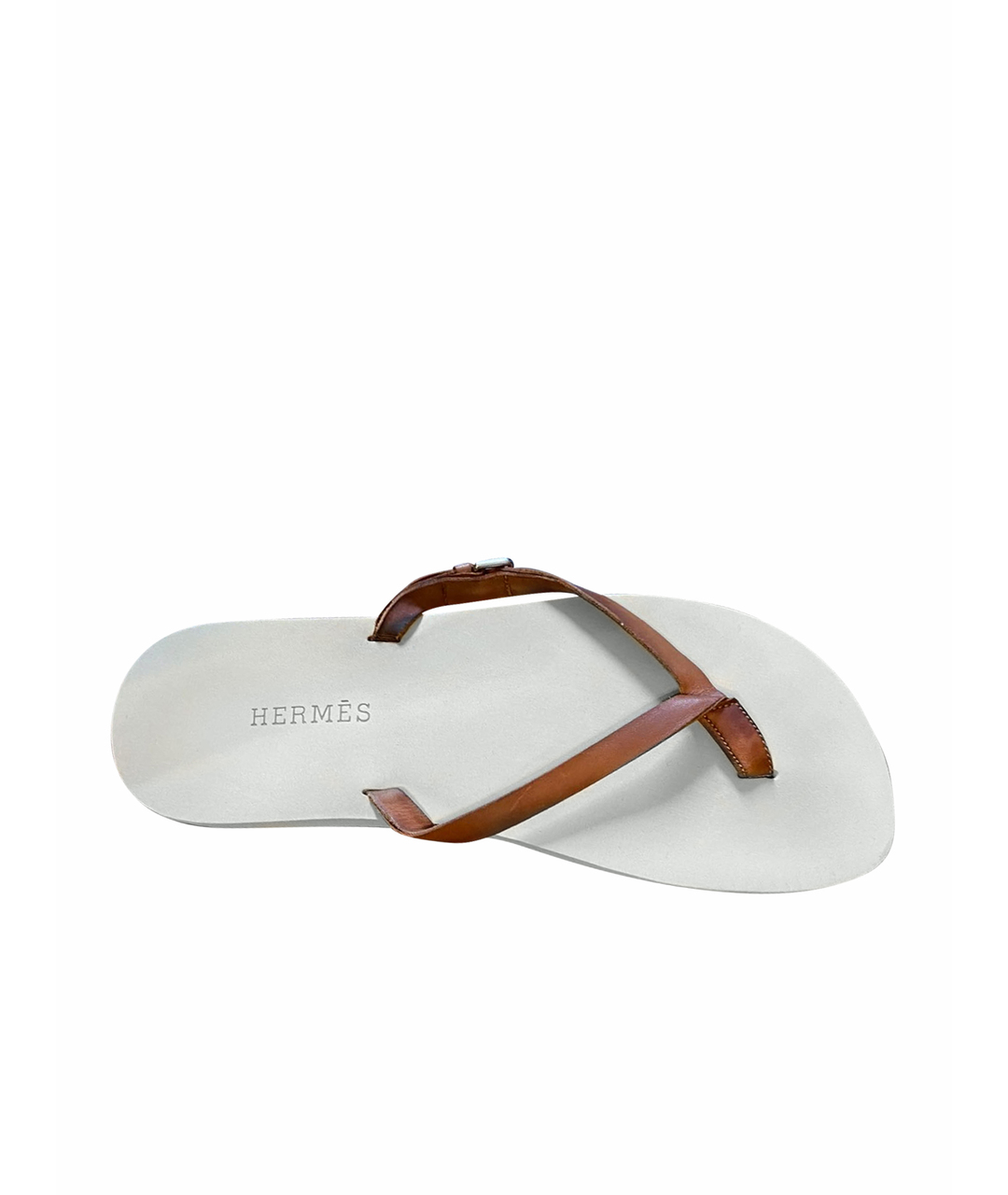 HERMES PRE-OWNED Белые резиновые сандалии, фото 1