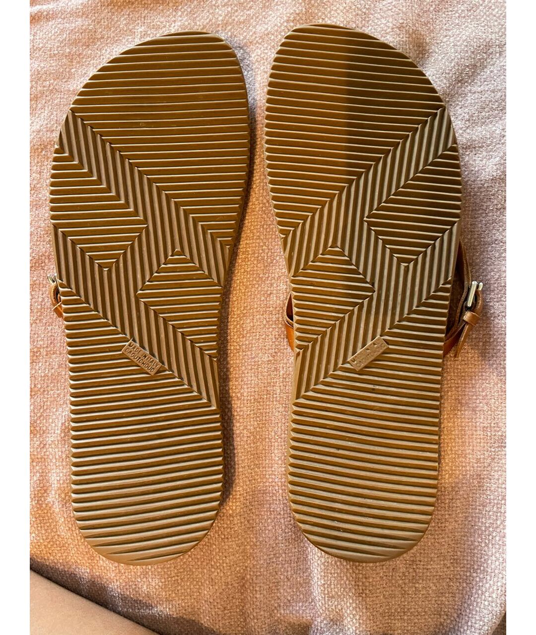 HERMES PRE-OWNED Белые резиновые сандалии, фото 8