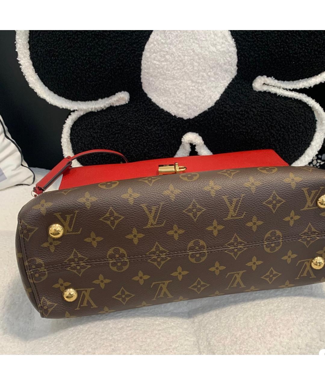 LOUIS VUITTON Красная сумка тоут, фото 6