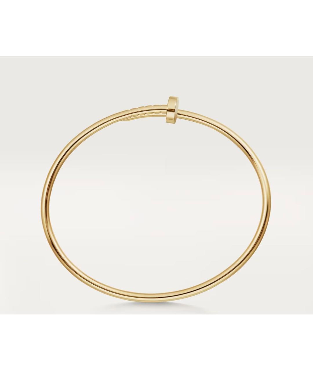 CARTIER Желтый браслет из желтого золота, фото 3
