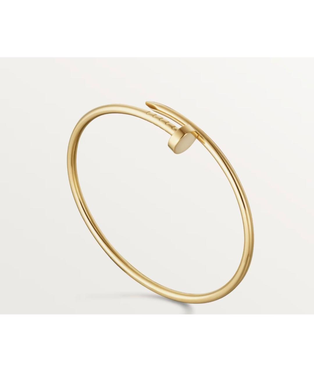 CARTIER Желтый браслет из желтого золота, фото 2