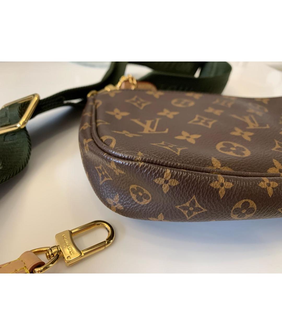 LOUIS VUITTON Коричневая сумка через плечо, фото 2