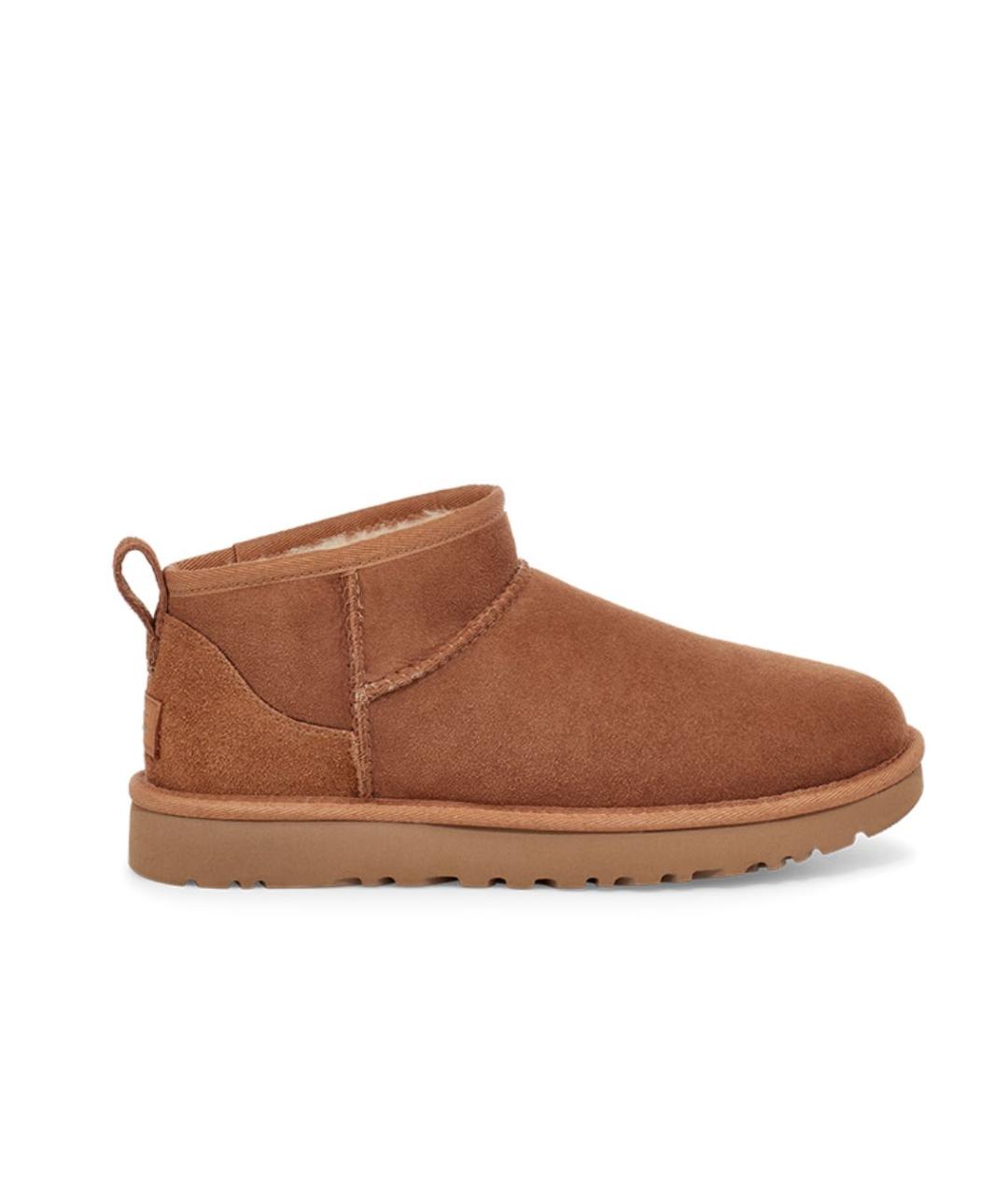 UGG AUSTRALIA Горчичные замшевые ботинки, фото 1