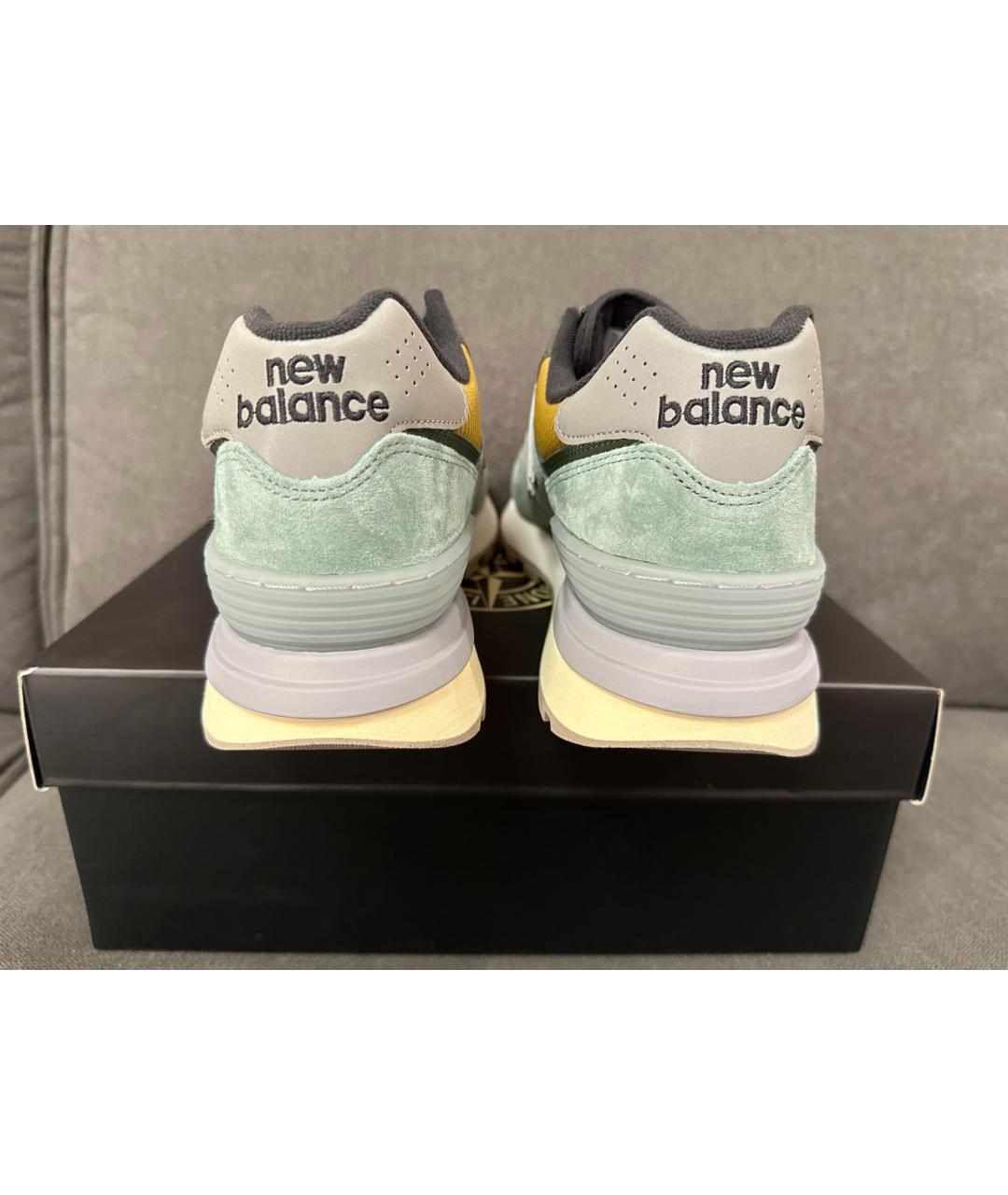 NEW BALANCE Бирюзовые замшевые кроссовки, фото 3