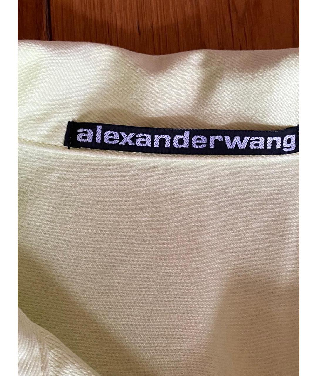 ALEXANDER WANG Желтая деним куртка, фото 2