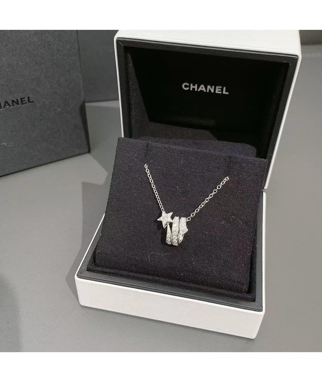 CHANEL Серебряная подвеска из белого золота, фото 3