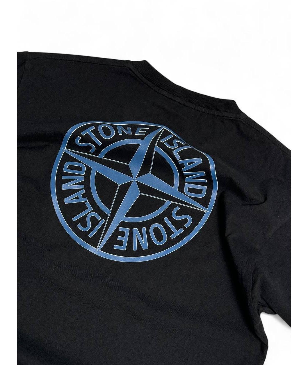 STONE ISLAND Хлопковая футболка, фото 5