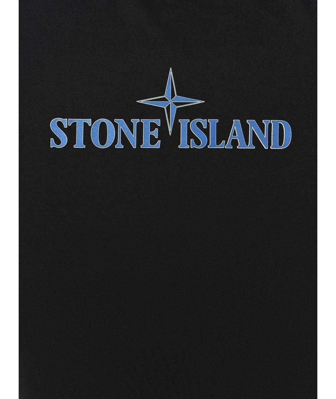 STONE ISLAND Хлопковая футболка, фото 3