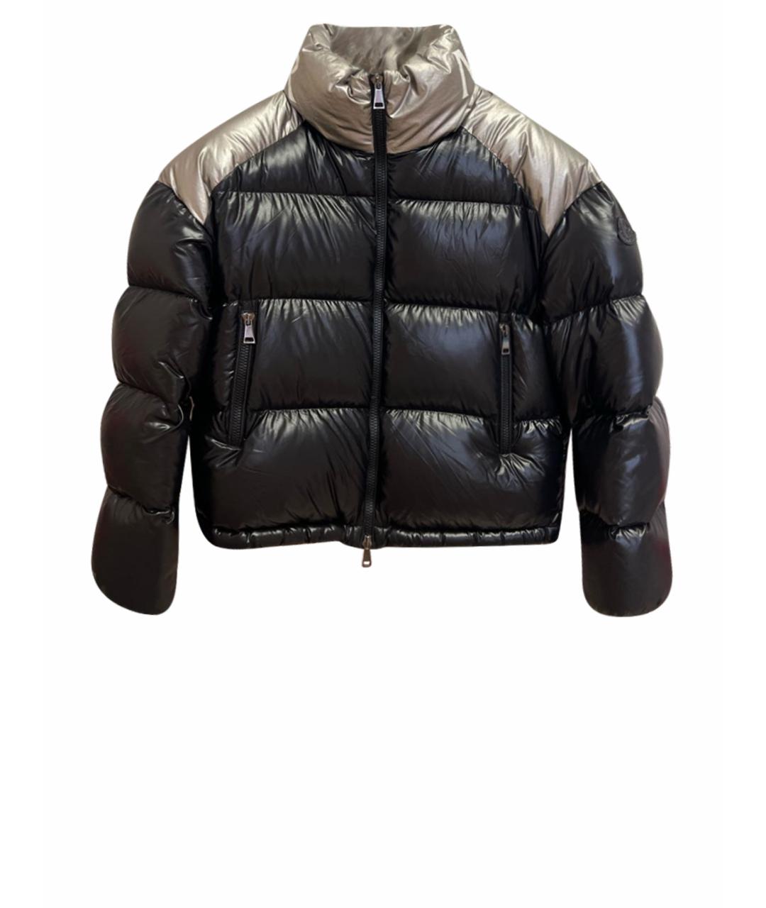 MONCLER Черный пуховик, фото 1