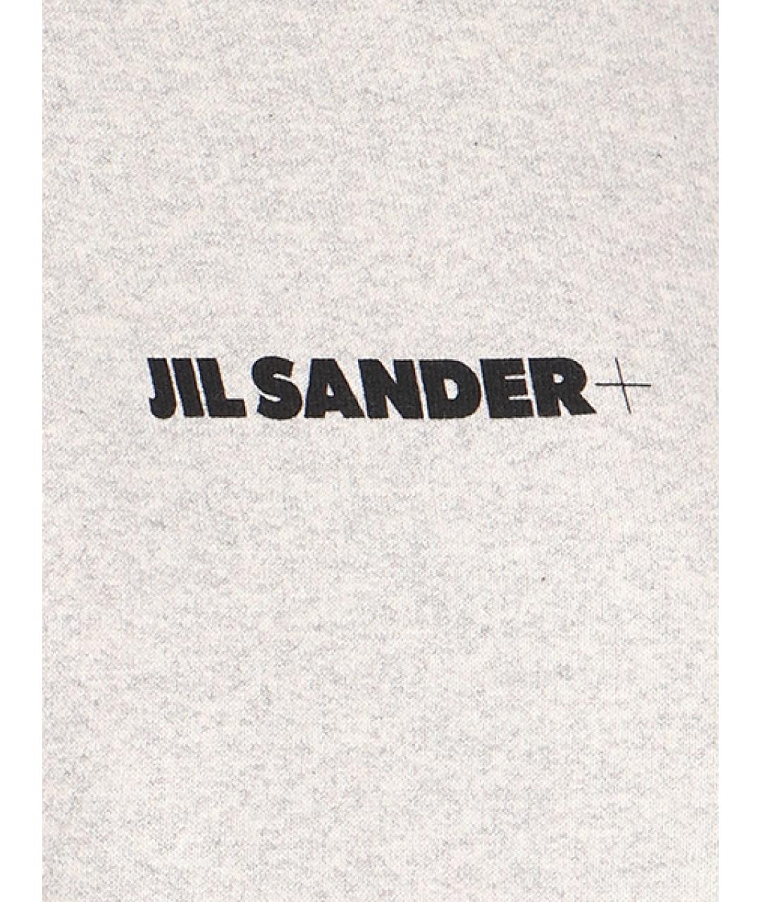 JIL SANDER Серый хлопковый джемпер / свитер, фото 5