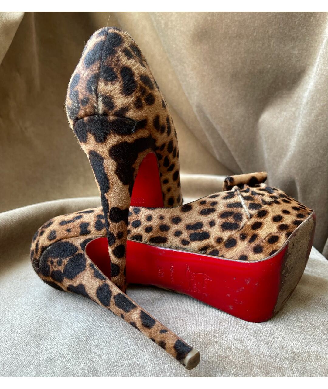 CHRISTIAN LOUBOUTIN Мульти туфли из экзотической кожи, фото 3