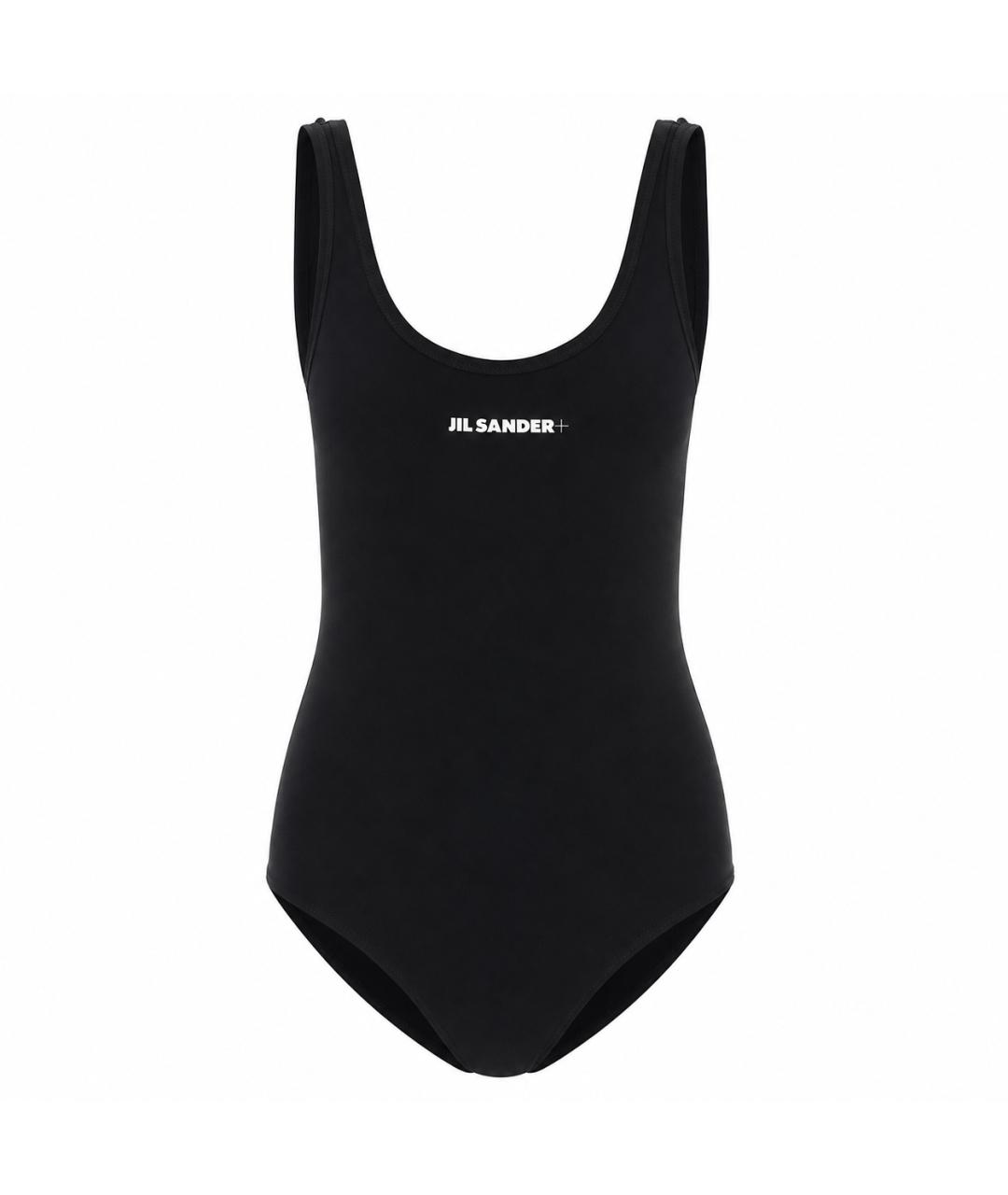 JIL SANDER Черное полиамидовое боди, фото 6