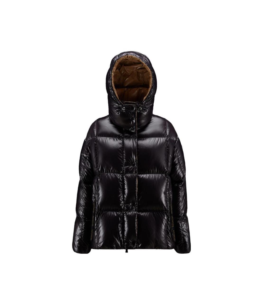 MONCLER Черный пуховик, фото 1