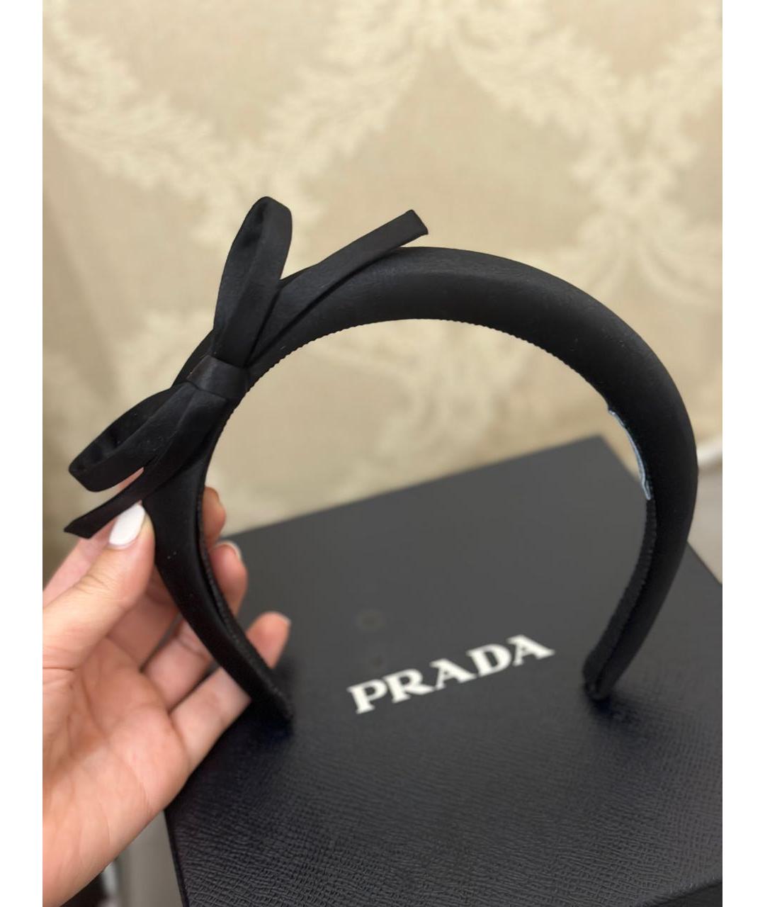 PRADA Черный ободок, фото 2