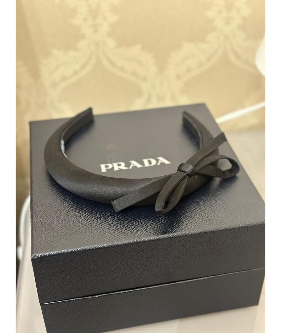 PRADA Черный ободок, фото 4