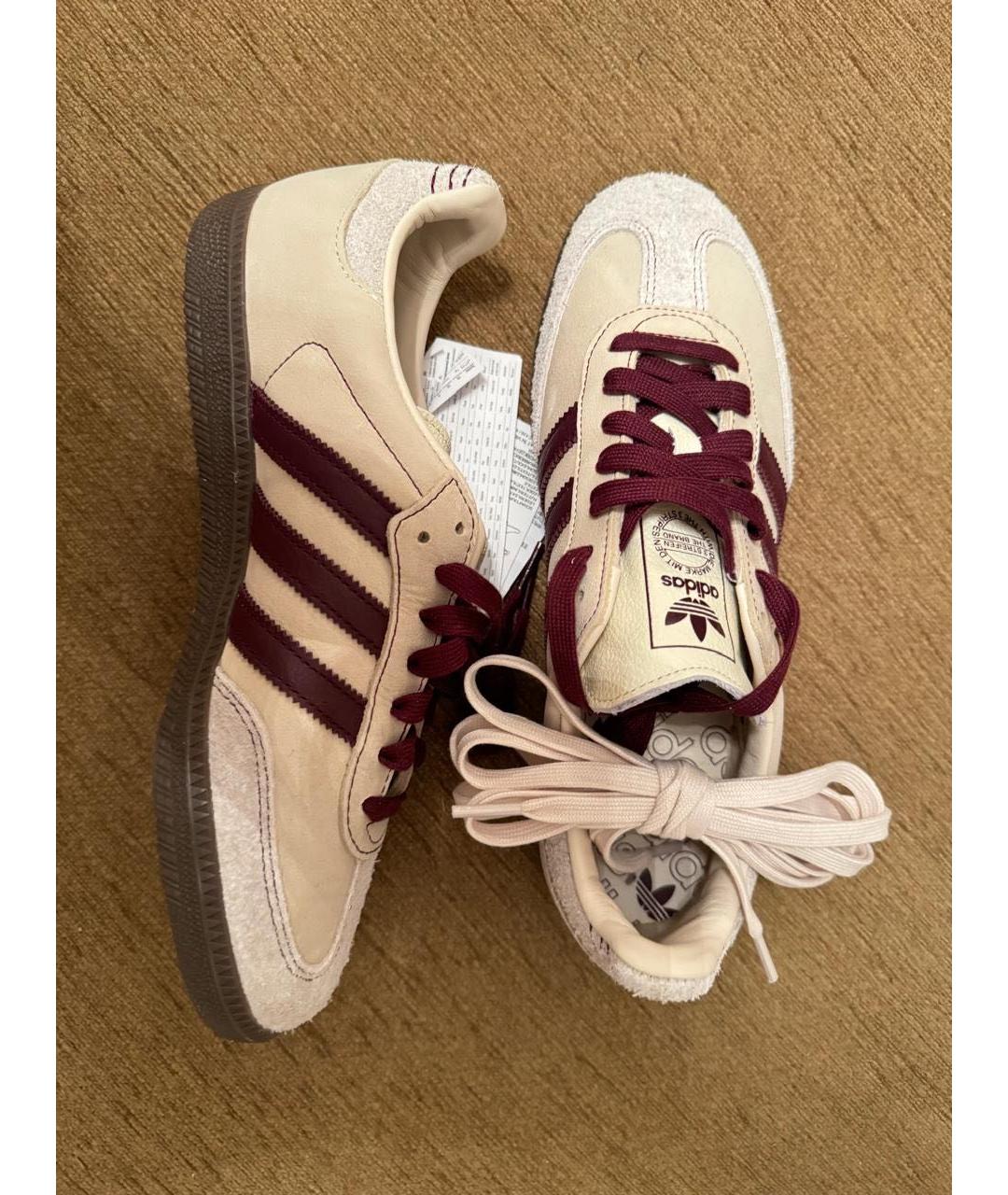 ADIDAS Бордовые кеды, фото 4