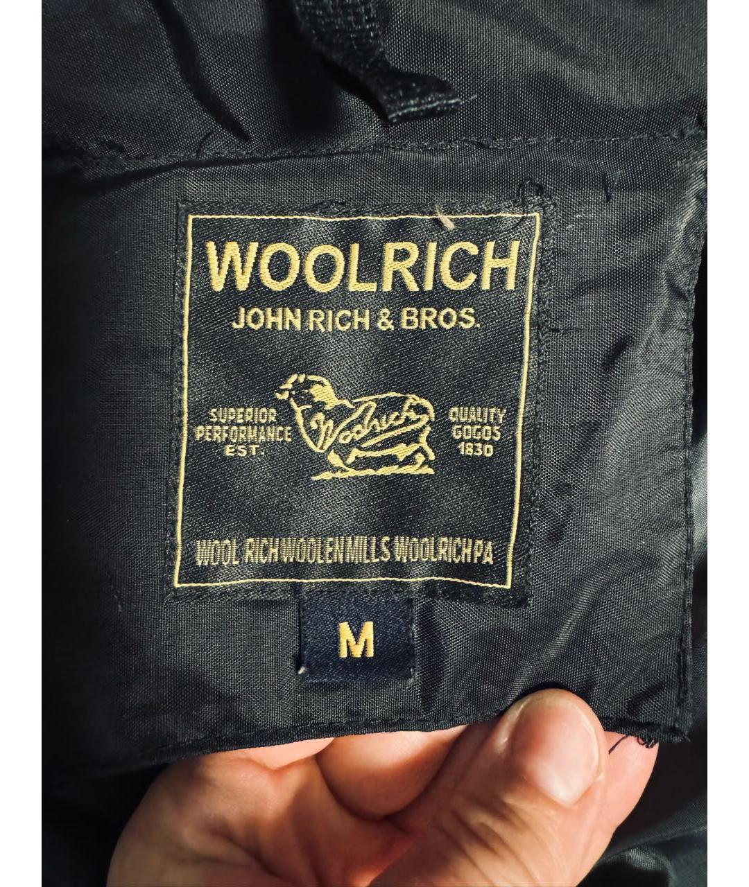 WOOLRICH Черная полиамидовая куртка, фото 3