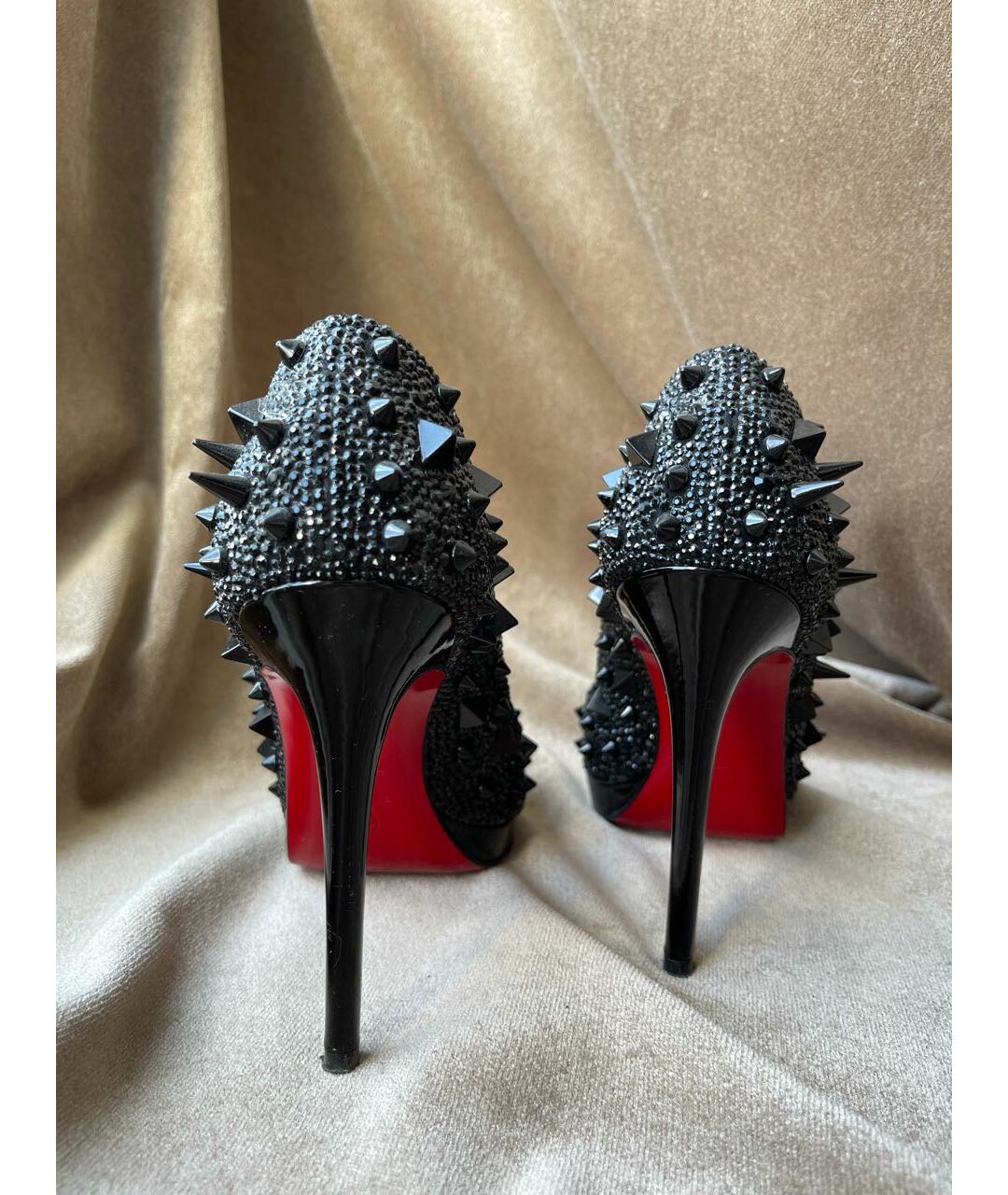 CHRISTIAN LOUBOUTIN Черные туфли, фото 4