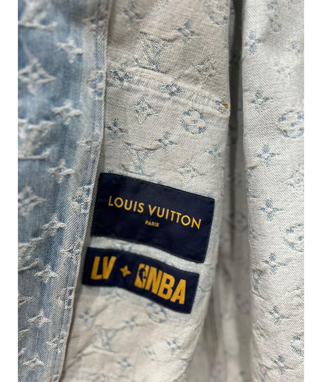 LOUIS VUITTON Голубая деним куртка, фото 8