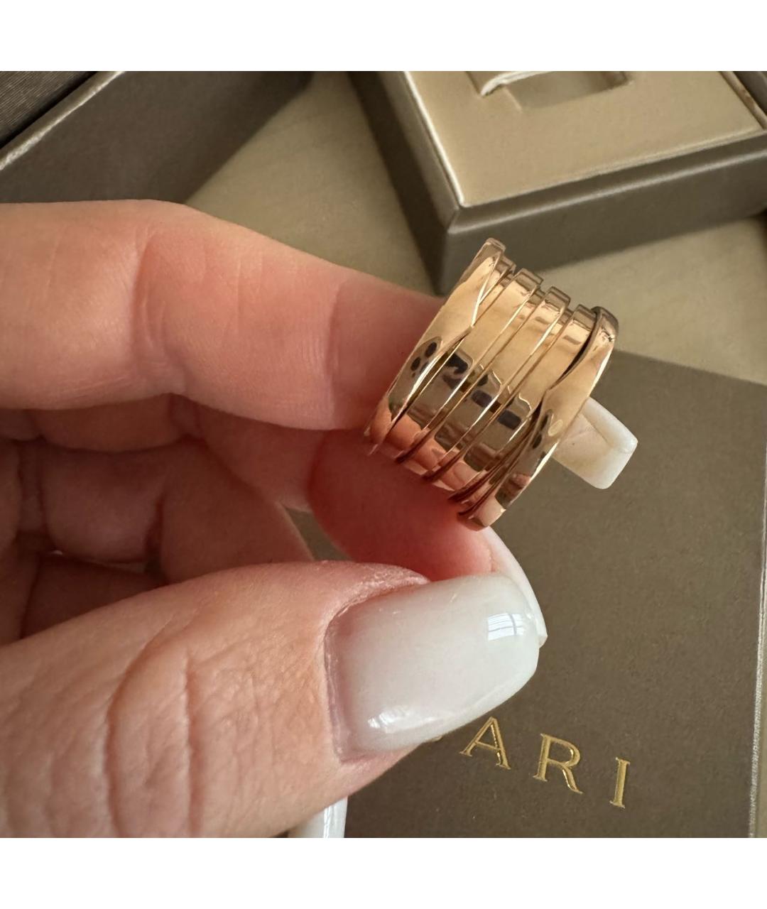 BVLGARI Золотое кольцо из розового золота, фото 3