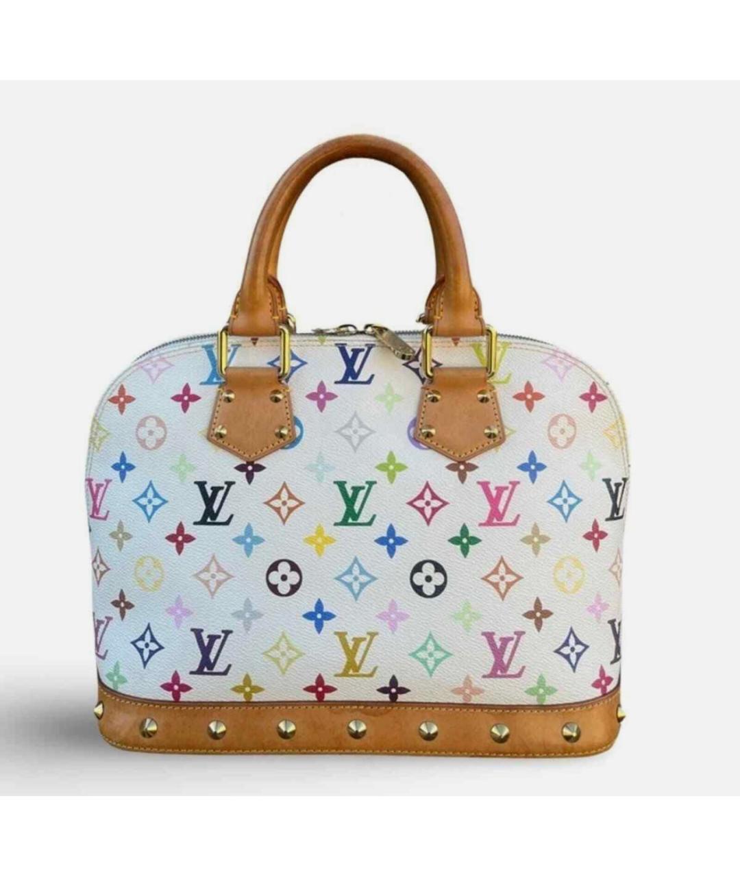 LOUIS VUITTON Белая сумка с короткими ручками, фото 3