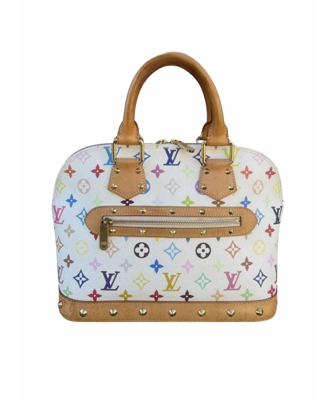 LOUIS VUITTON Белая сумка с короткими ручками, фото 1