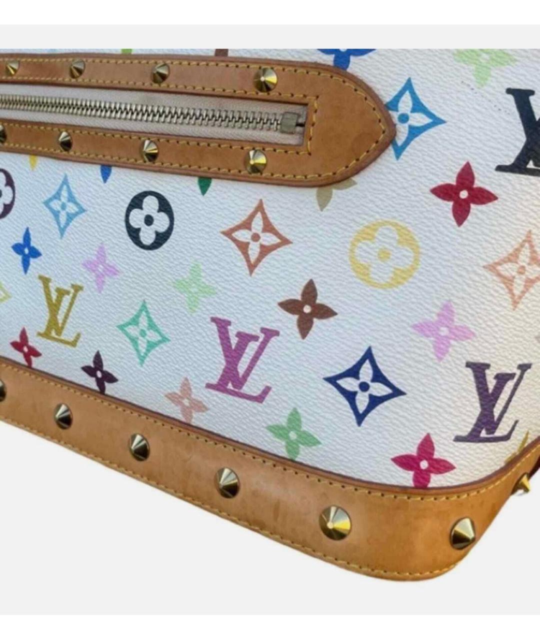 LOUIS VUITTON Белая сумка с короткими ручками, фото 8