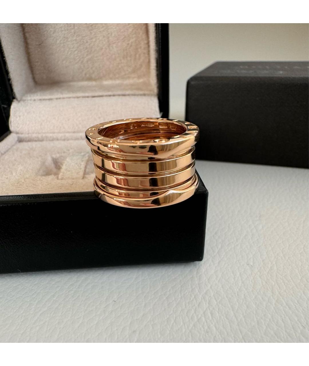 BVLGARI Золотое кольцо из розового золота, фото 7