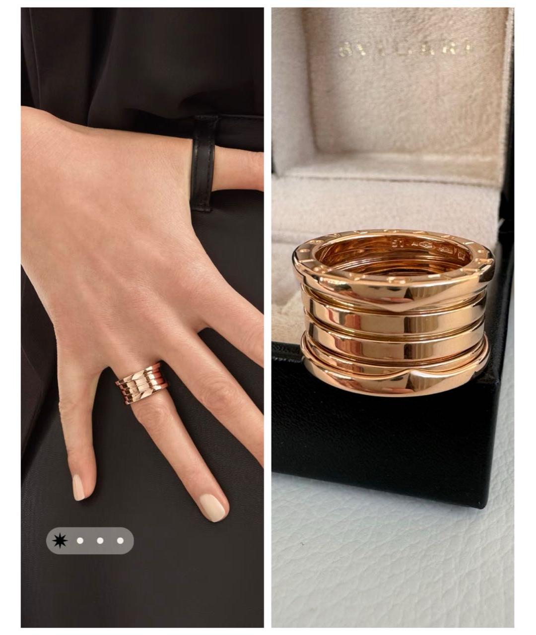 BVLGARI Золотое кольцо из розового золота, фото 8