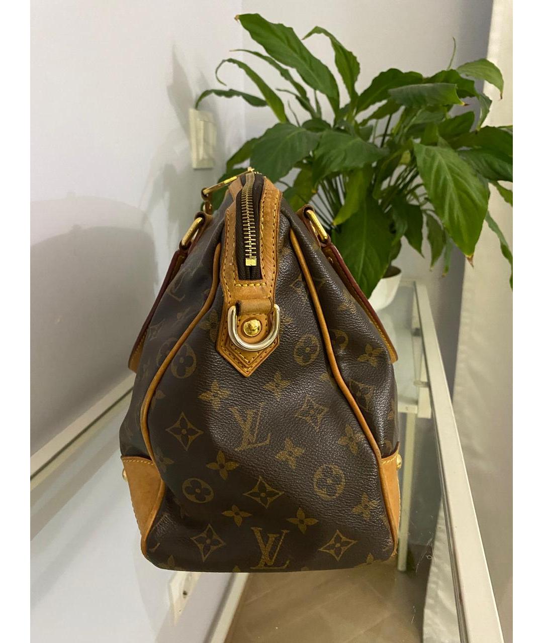 LOUIS VUITTON Коричневая сумка с короткими ручками, фото 2