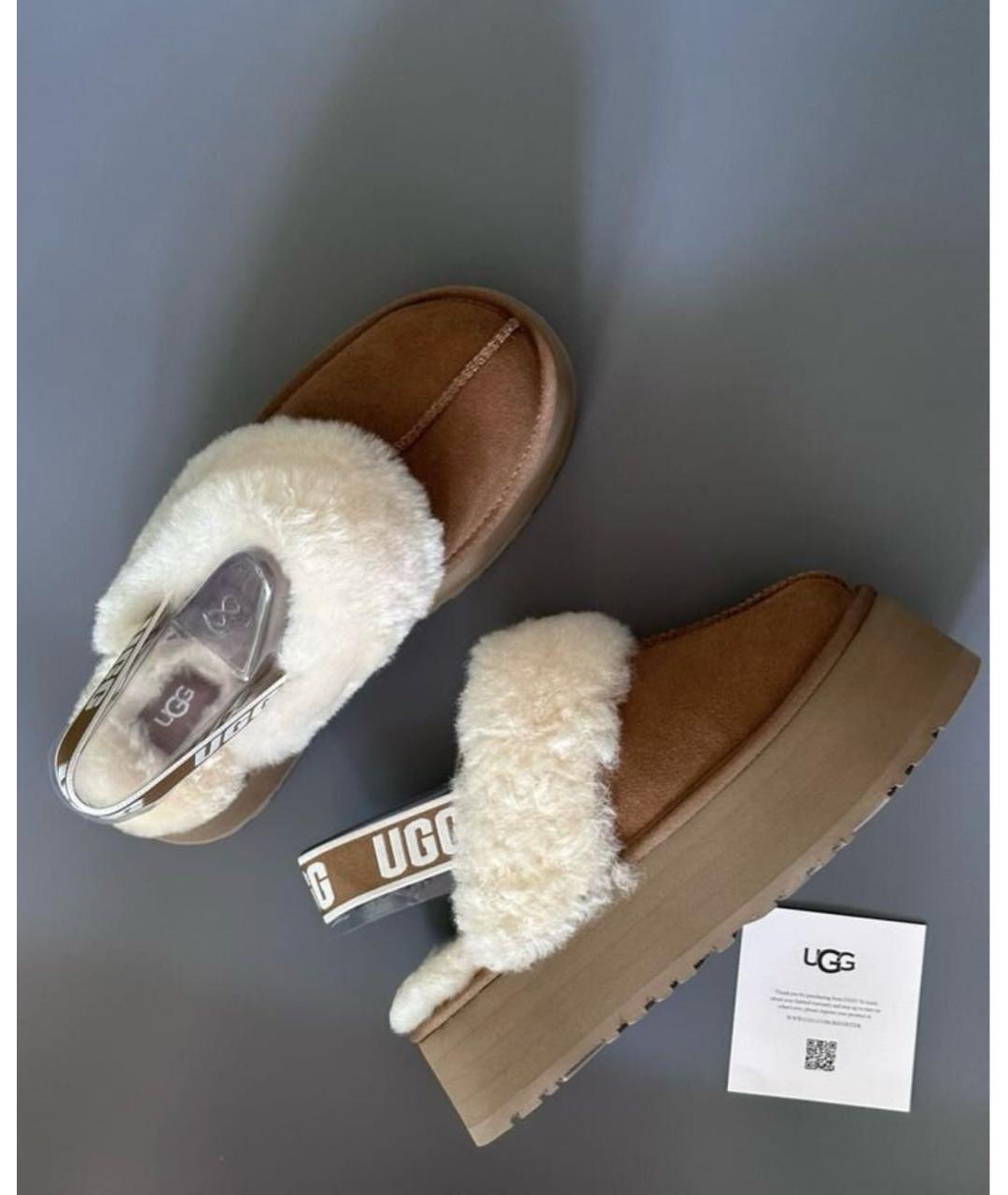 UGG AUSTRALIA Коричневые замшевые ботинки, фото 8