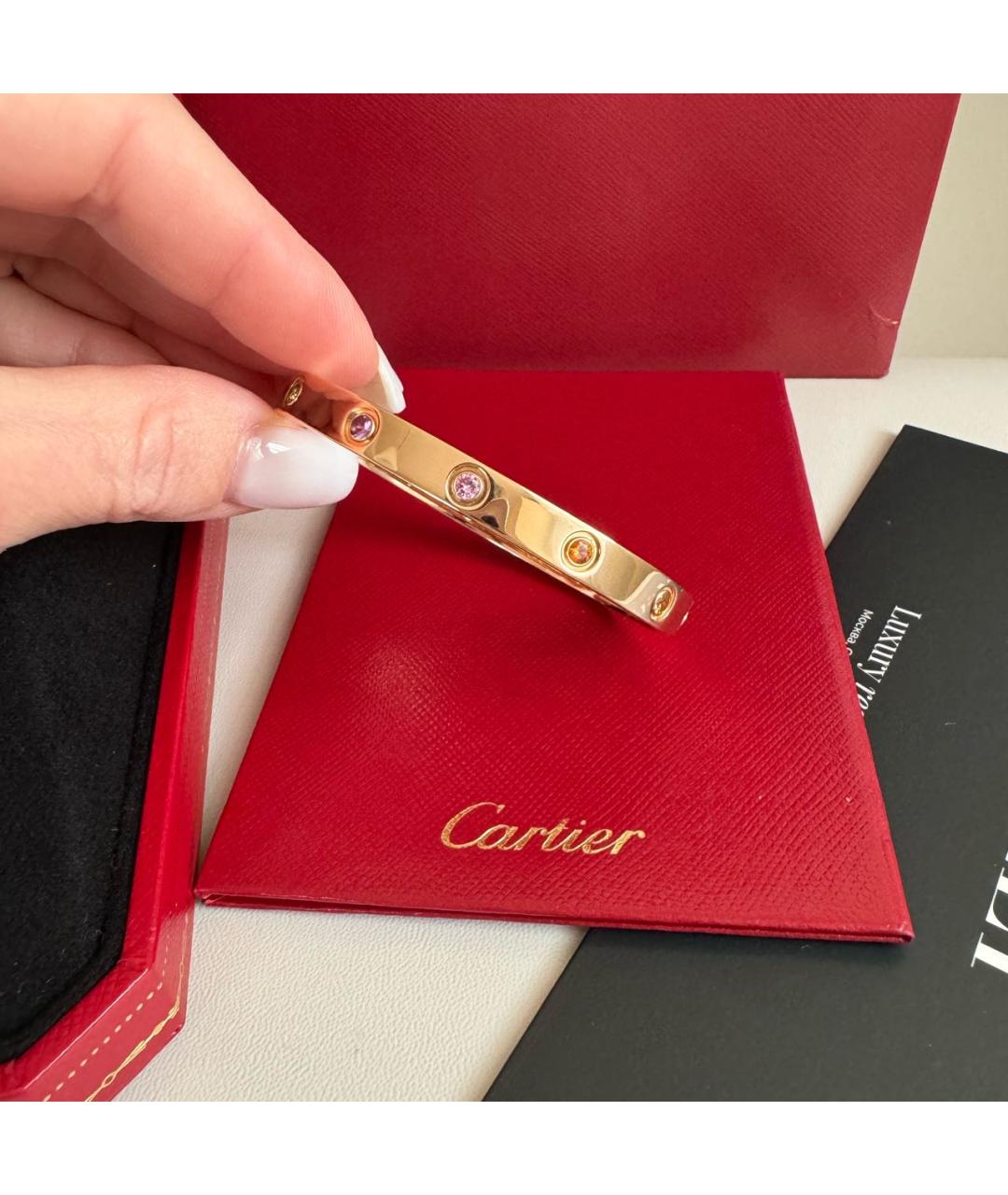 CARTIER Золотой браслет из розового золота, фото 4